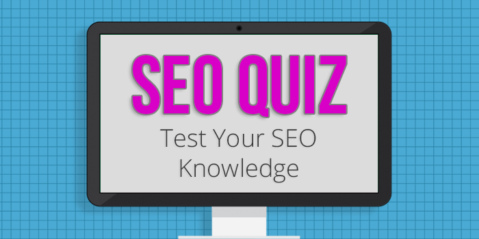 seo quiz