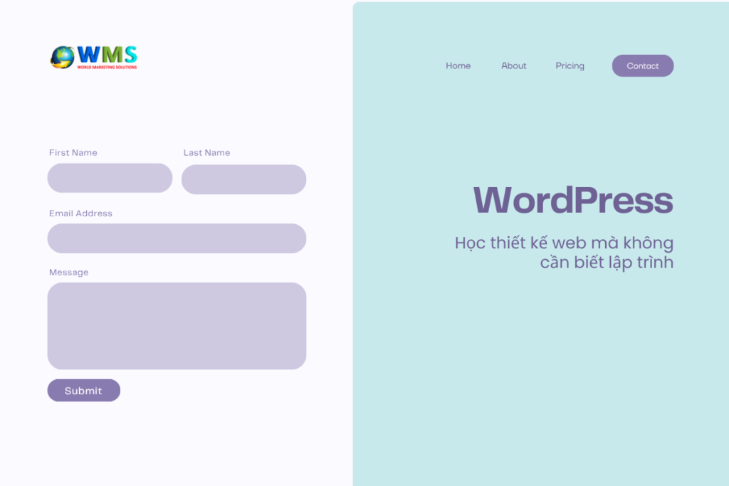 Thiết kế website bằng WordPress Wordpress Course 1024x683